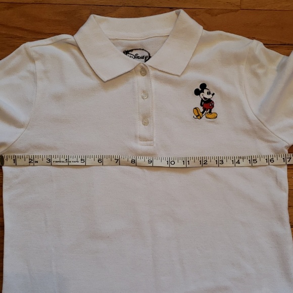 Disney F21 - Mickey Mouse Embroidered White Polo Shirt - Picture 5 of 8